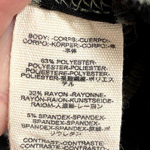 Free People We‎ the Free Round About Striped Top Black and Green Size M - Picture 5 of 8